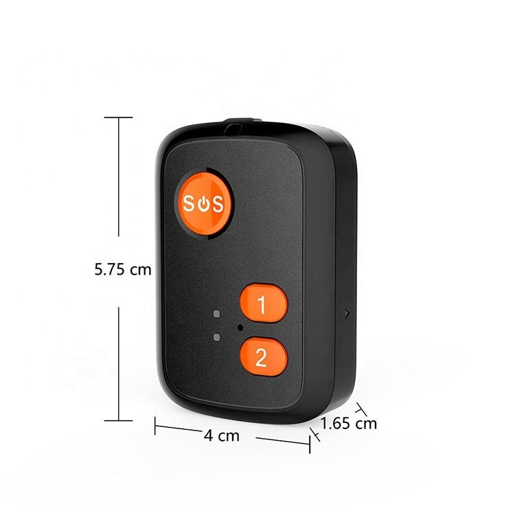 4G Personal Security Alarm Portable GPS Locator 2 Way Calling Wearable Device Water Resistant Speed Dial SOS Children Senior
